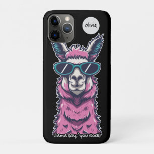 Llama zegt je Rock eigenzinnige pose in zonnebri Case-Mate iPhone Case