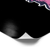 Llama zegt je Rock | eigenzinnige pose in zonnebri Perfect Poster (Hoek)