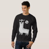 Llama Zegt Sup Alpaca Schattig Dier Trui (Voorkant volledig)