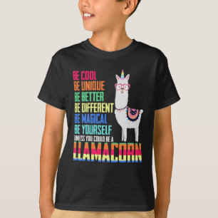 Llamacorn Funny Cute Llama Unicorn T-shirt