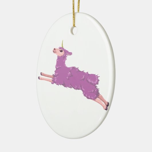 Llamacorn Keramisch Ornament (Links)