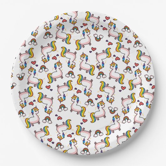 Llamacorn Madness Papieren Bordje (Voorkant)