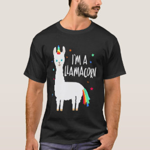 Llamacorn Schattige Lama Eenhoorn T-shirt