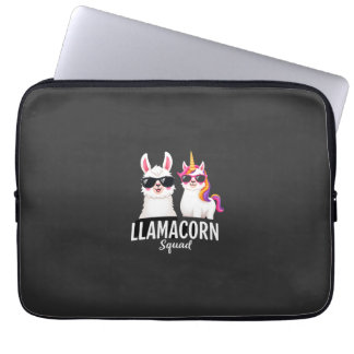 Llamacorn-squad Funny Unicorn Llama-squad Kerstmis Laptop Sleeve