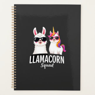 Llamacorn-squad Funny Unicorn Llama-squad Kerstmis Planner