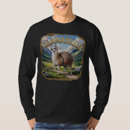 Llamadillo Fotografisch Combo Wezen Grappig T-shirt