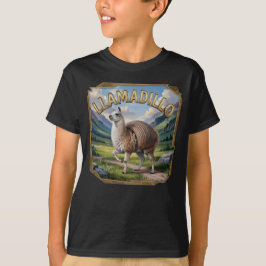 Llamadillo Fotografisch Combo Wezen Grappig T-shirt