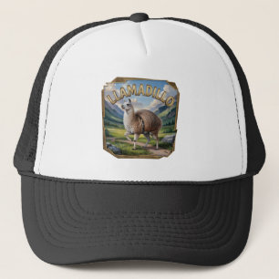 Llamadillo Fotografisch Combo Wezen Grappig Trucker Pet