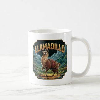 Llamadillo illustratie Combo Creature Funny Koffiemok
