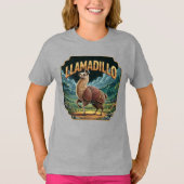 Llamadillo illustratie Combo Creature Funny T-shirt (Voorkant)