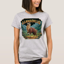 Llamadillo illustratie Combo Creature Funny
