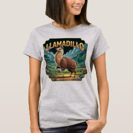 Llamadillo illustratie Combo Creature Funny T-shirt