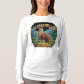 Llamadillo illustratie Combo Creature Funny T-shirt (Voorkant)
