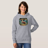 Llamadillo-illustratie – Grappige Llama Armadillo Hoodie (Voorkant volledig)