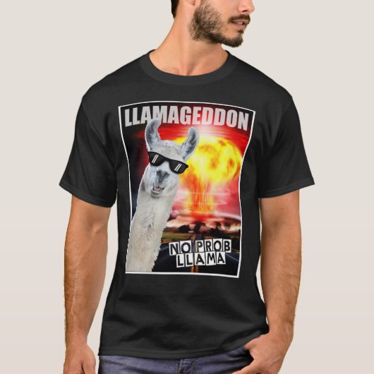 Llamageddon - geen probleem - Funny Llama Classic  T-shirt (Voorkant)