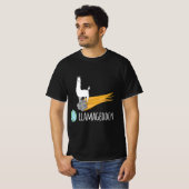 Llamagedon Llama Armageddon Pun. T-shirt (Voorkant volledig)