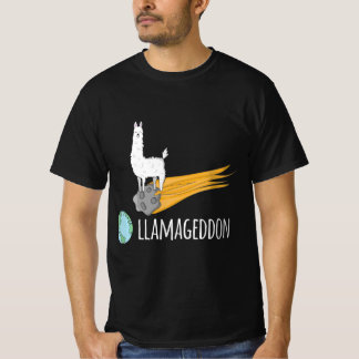 Llamagedon Llama Armageddon Pun. T-shirt