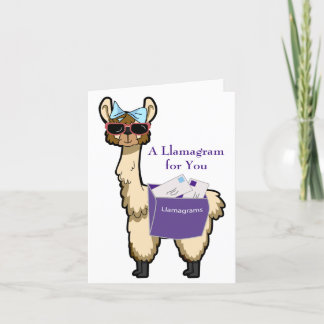 Llamagram voor alle Occasies Kaart