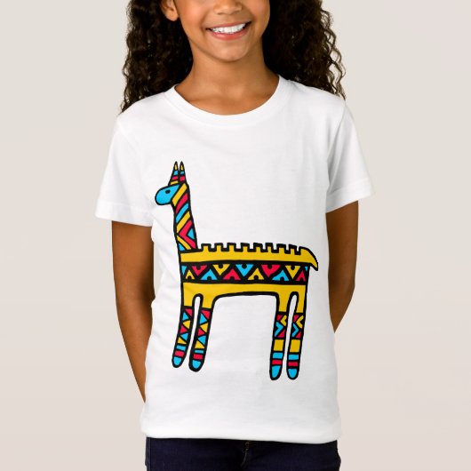 Llamakleuren T-shirt (Voorkant)