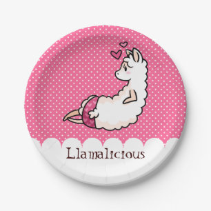 Llamalicious Papieren Bordje