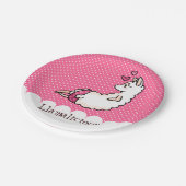 Llamalicious Papieren Bordje (Gekanteld)