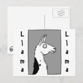 LlamaLlama Briefkaart (Voorkant / Achterkant)