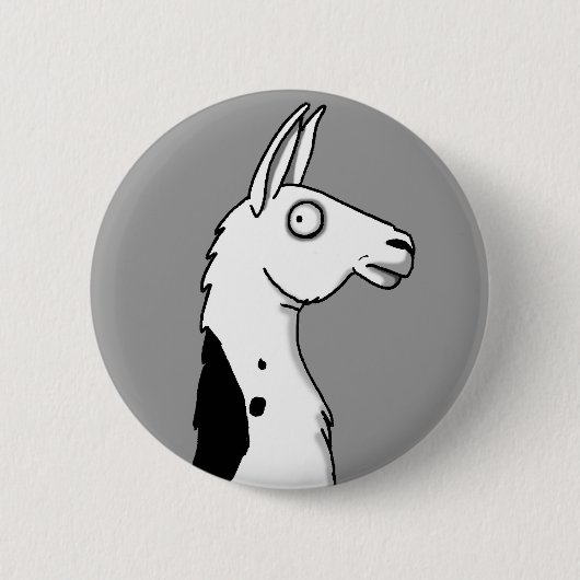 LlamaLlama Ronde Button 5,7 Cm (Voorkant)