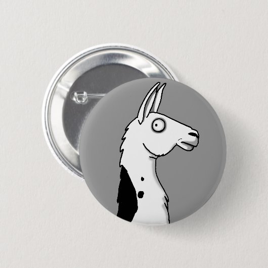 LlamaLlama Ronde Button 5,7 Cm (Voorkant /achterkant)