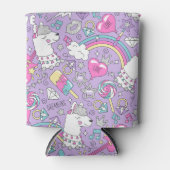 Llamapatroon 1 blikjeskoeler (Voorkant)