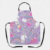 Llamapatroon 1 schort (Voorkant)