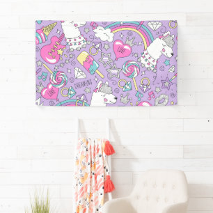 Llamapatroon 1 spandoek