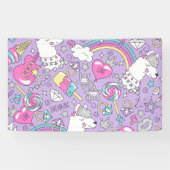 Llamapatroon 1 spandoek (Horizontaal)