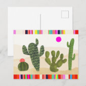 Llamarama Cactus Collectie Briefkaart (Voorkant / Achterkant)