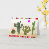 Llamarama Cactus Collectie Kaart (Gele Bloem)