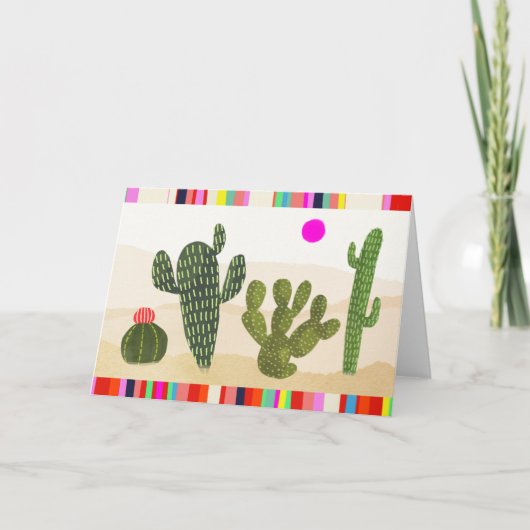 Llamarama Cactus Collectie Kaart (Voorkant)