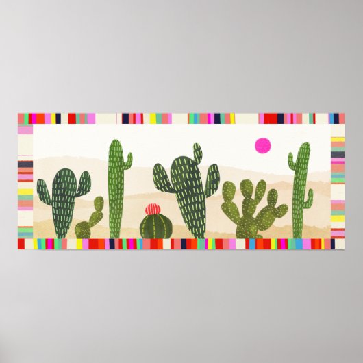 Llamarama Cactus Collectie Poster (Voorkant)