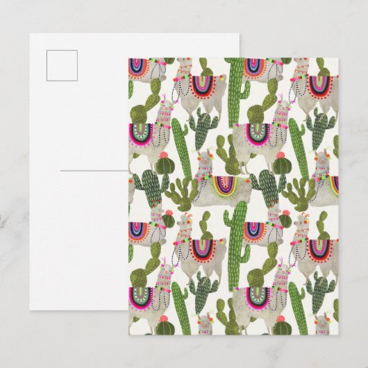 Llamarama-Collectie Briefkaart (Voorkant / Achterkant)