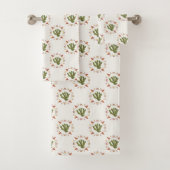 Llamarama Collectie | Cactus Circle Bad Handdoek (Insitu)