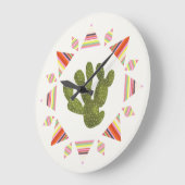 Llamarama Collectie | Cactus Circle Grote Klok (Hoek)
