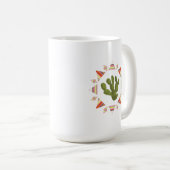 Llamarama Collectie | Cactus Circle Koffiemok (Voorkant rechts)