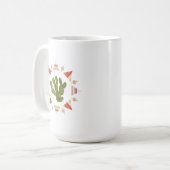 Llamarama Collectie | Cactus Circle Koffiemok (Voorkant links)