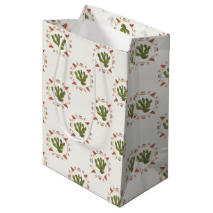 Llamarama Collectie   Cactus Circle Medium Cadeauzakje