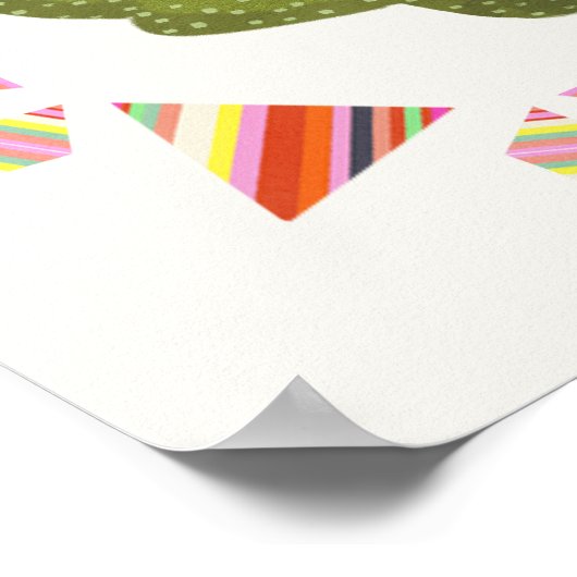 Llamarama Collectie | Cactus Circle Poster (Hoek)