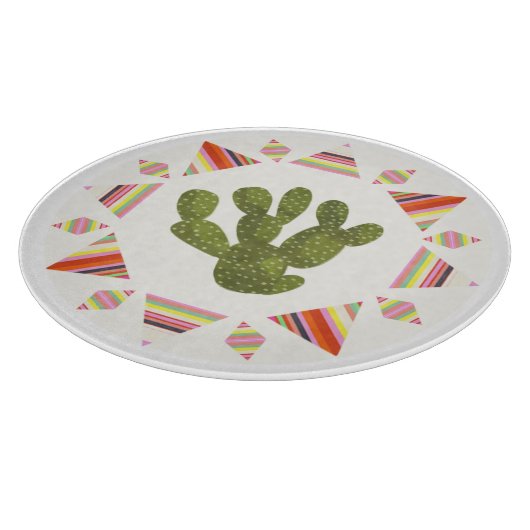 Llamarama Collectie | Cactus Circle Snijplank (Hoek)