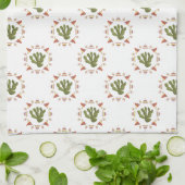 Llamarama Collectie | Cactus Circle Theedoek (Gevouwen)