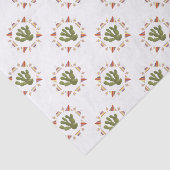 Llamarama Collectie | Cactus Circle Tissuepapier (Detail)