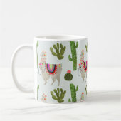 Llamarama Collectie | Cactus & Llama Pattern Koffiemok (Links)
