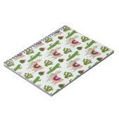 Llamarama Collectie | Cactus & Llama Pattern Notitieboek (Linkerzijde)