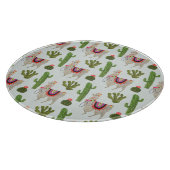 Llamarama Collectie | Cactus & Llama Pattern Snijplank (Hoek)