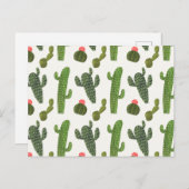Llamarama Collectie | Cute Cactus Briefkaart (Voorkant / Achterkant)